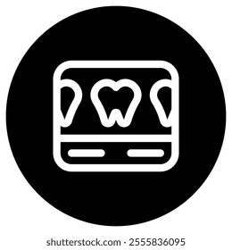 Editable dental scan vector icon. Dentistry, healthcare, medical. Part of a big icon set family. Perfect for web and app interfaces, presentations, infographics, etc