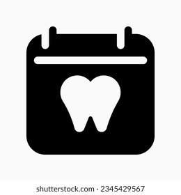 Editable dentist appointment vector icon. Dentistry, healthcare, medical. Part of a big icon set family. Perfect for web and app interfaces, presentations, infographics, etc