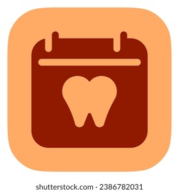 Editable dentist appointment vector icon. Dentistry, healthcare, medical. Part of a big icon set family. Perfect for web and app interfaces, presentations, infographics, etc