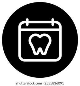 Editable dentist appointment vector icon. Dentistry, healthcare, medical. Part of a big icon set family. Perfect for web and app interfaces, presentations, infographics, etc