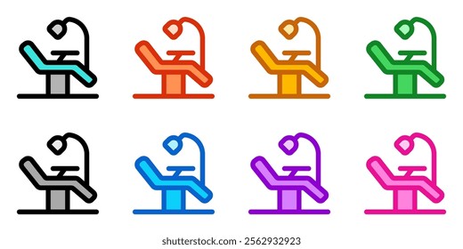 Editable dentist chair vector icon. Dentistry, healthcare, medical. Part of a big icon set family. Perfect for web and app interfaces, presentations, infographics, etc