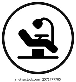 Editable dentist chair vector icon. Dentistry, healthcare, medical. Part of a big icon set family. Perfect for web and app interfaces, presentations, infographics, etc