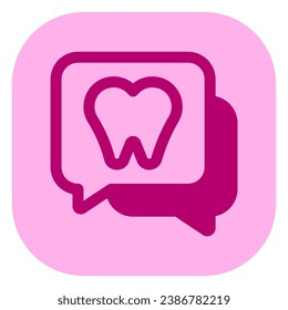 Editable dentist consultation vector icon. Dentistry, healthcare, medical. Part of a big icon set family. Perfect for web and app interfaces, presentations, infographics, etc