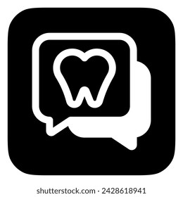 Editable dentist consultation vector icon. Dentistry, healthcare, medical. Part of a big icon set family. Perfect for web and app interfaces, presentations, infographics, etc