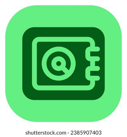 Editable deposit box, safebox vector icon. Part of a big icon set family. Perfect for web and app interfaces, presentations, infographics, etc