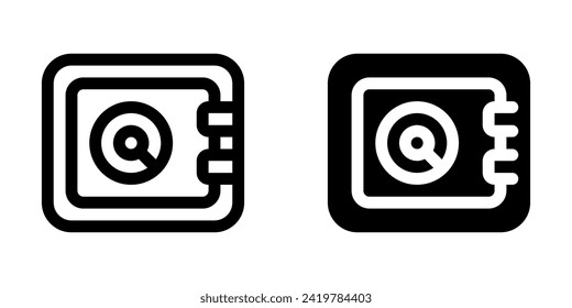 Editable deposit box, safebox vector icon. Part of a big icon set family. Perfect for web and app interfaces, presentations, infographics, etc