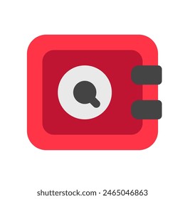 Caja de depósito editable, icono de Vector de caja fuerte. Parte de una gran familia de iconos. Perfecto para interfaces de Web y App, presentaciones, infografías, etc