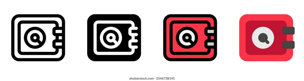 Editable deposit box, safebox vector icon. Part of a big icon set family. Perfect for web and app interfaces, presentations, infographics, etc