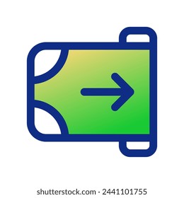Editable deposit, receive money vector icon. Part of a big icon set family. Finance, business, investment, accounting. Perfect for web and app interfaces, presentations, infographics, etc