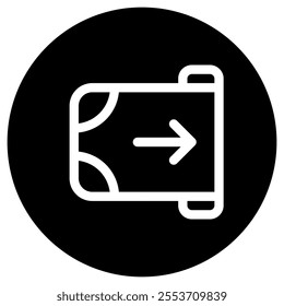 Editable deposit, receive money vector icon. Part of a big icon set family. Finance, business, investment, accounting. Perfect for web and app interfaces, presentations, infographics, etc