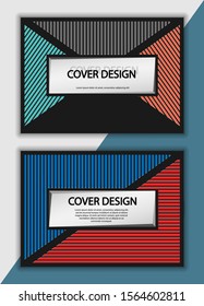 Editable design for the cover, A4 format. Geometric abstract background. for the design of the cover, screen saver, for applications and websites, for business cards, posters and printed products. 