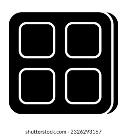 Editable design icon of apps