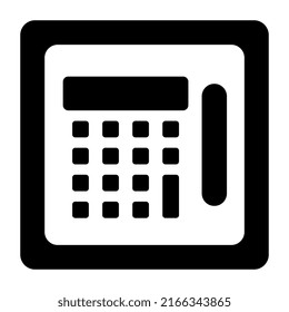 Bearbeitbares Designsymbol von atm