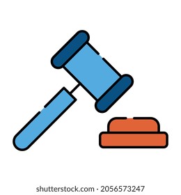 Ein bearbeitbares Design-Symbol der Auktion