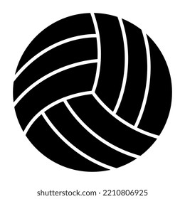 Editable design icon of basketball 