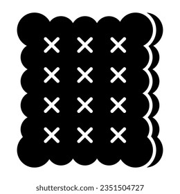 Ein bearbeitbares Design-Symbol für Kekse