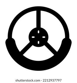 Icono de diseño editable de la dirección del coche
