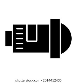 Un icono de diseño editable de la cubierta de cd