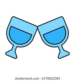 Editable design icon of cheers