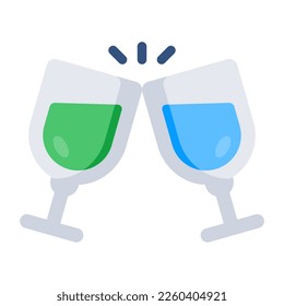 Icono de diseño editable de las ovaciones