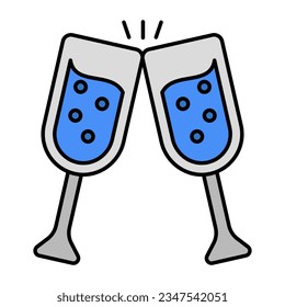 Icono de diseño editable de las ovaciones