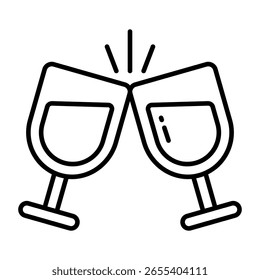 Icono de diseño editable de vítores