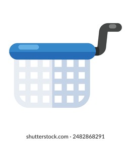 Icono de diseño editable de freidora