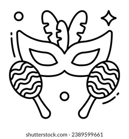 An editable design icon of eye prop