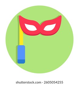 An editable design icon of eye prop