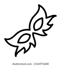 Un icono de diseño editable de los accesorios oculares

