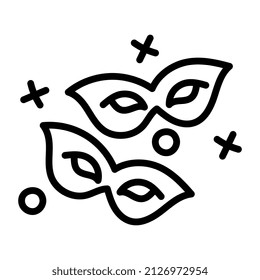 An editable design icon of eye props

