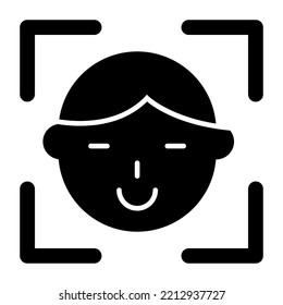 An Editable Design Icon Of Face Recognition