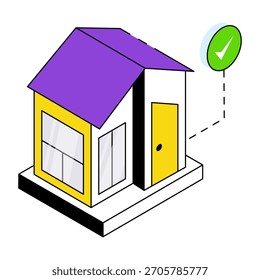 Bearbeitbares Design-Symbol für Zuhause