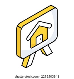 Icono de diseño editable de la presentación principal