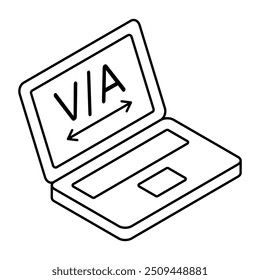 Editable design icon of kerning button 