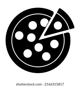 Bearbeitbare Design-Symbol für Pizza 