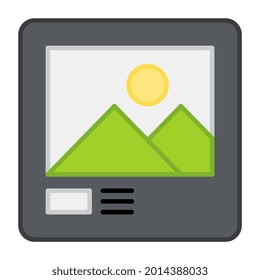 Ein bearbeitbares Design-Symbol für Bildschirmhintergründe 