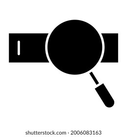 Icono de diseño editable de la barra de búsqueda