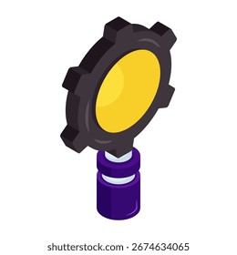 Icono de diseño editable de análisis SEO