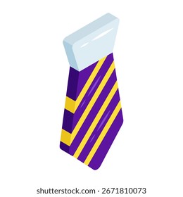 Icono de diseño editable de corbata