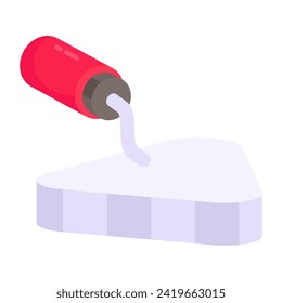 Icono de diseño editable de la pala

