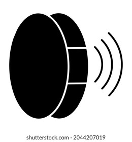Editable design icon of voice recognition