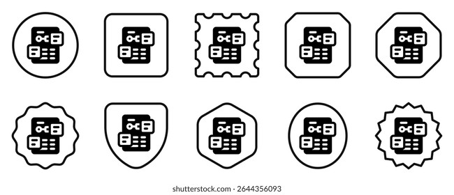 Editable design prototype, ui, ux vector icon. Part of a big icon set family. Perfect for web and app interfaces, presentations, infographics, etc