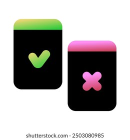 Editable design testing, AB testing, split testing, vector icon. Part of a big icon set family. Perfect for web and app interfaces, presentations, infographics, etc