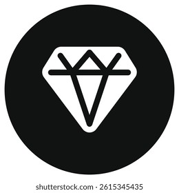 Editable diamond, wealth, treasure vector icon. Video game, game elements. Part of a big icon set family. Perfect for web and app interfaces, presentations, infographics, etc