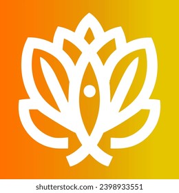
Editable different Floral logotype Icon Vector