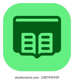 Editable digital, online library vector icon. Online learning, course, tutorial. Part of a big icon set family. Perfect for web and app interfaces, presentations, infographics, etc