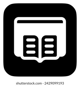 Editable digital, online library vector icon. Online learning, course, tutorial. Part of a big icon set family. Perfect for web and app interfaces, presentations, infographics, etc