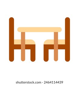 Editable dining room vector icon. Part of a big icon set family. Perfect for web and app interfaces, presentations, infographics, etc