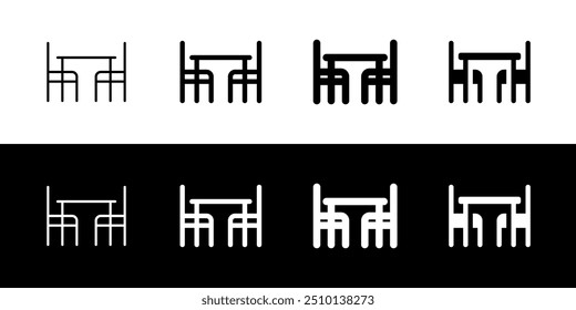 Editable dining room vector icon. Part of a big icon set family. Perfect for web and app interfaces, presentations, infographics, etc
